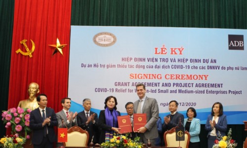 ADB hỗ trợ 5 triệu USD cho nữ doanh nhân vượt qua Covid-19