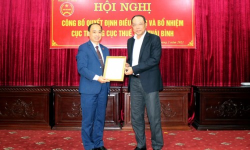 Ông Đỗ Hồng Nam giữ chức Cục trưởng Cục Thuế Thái Bình