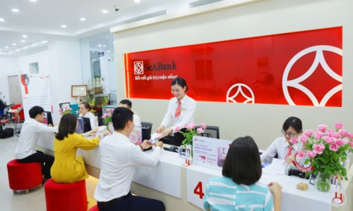 Lợi nhuận trước thuế của SeABank đạt 698,3 tỷ đồng trong quý 1