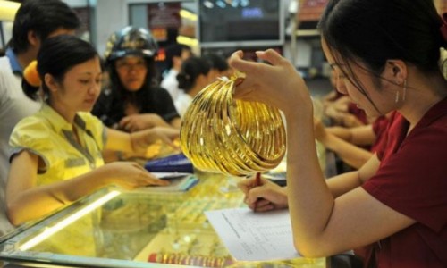 Giá vàng thế giới quay đầu giảm