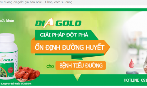 TPBVSK Diagold tự ý vẽ thêm công dụng, lừa dối người tiêu dùng