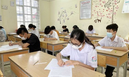 Hà Nội lên phương án giảm thời gian làm bài thi vào lớp 10