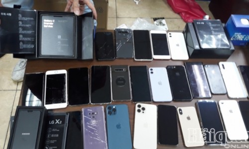 Bắt giữ hơn 130 smartphone có dấu hiệu