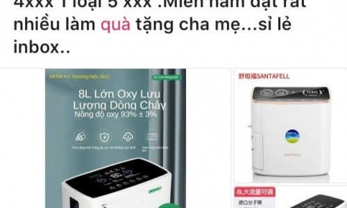 Lào Cai: Phát hiện nhiều máy tạo oxy nhập lậu qua giám sát mạng xã hội