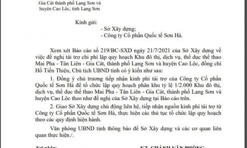Ồ ạt thoái vốn khỏi BĐS trong quá khứ, Sơn Hà bất ngờ muốn lập quy hoạch KĐT gần 900ha tại Lạng Sơn