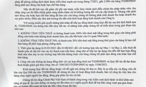 Ồn ào vụ Thế Giới Di Động tự giảm tiền thuê mặt bằng