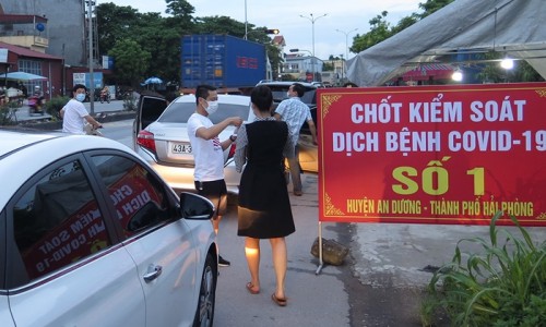 Các chốt kiểm dịch ở Hải Phòng được gỡ bỏ để thông thương hàng hóa
