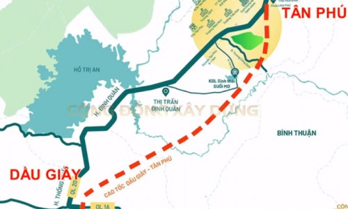 Cần hơn 8.300 tỷ đồng đầu tư cao tốc Dầu Giây - Tân Phú dài 60km