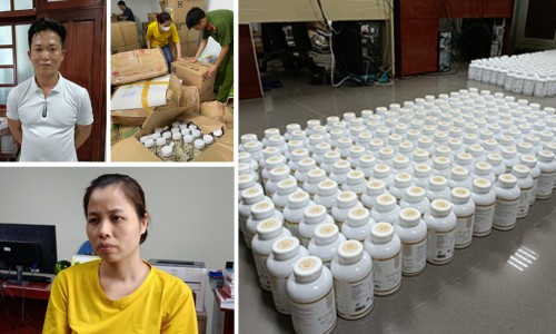 Bắc Giang: Triệt phá đường dây thực phẩm chức năng giả số lượng lớn