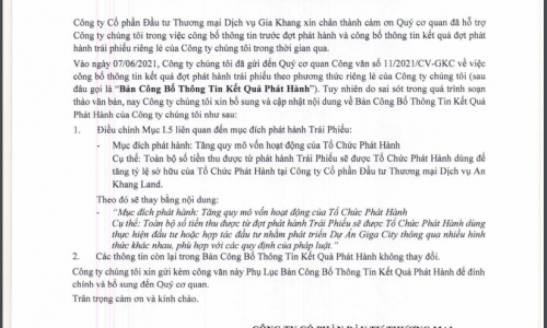 Công ty Gia Khang 'rót' toàn bộ 1.000 tỷ đồng trái phiếu vào dự án Giga City