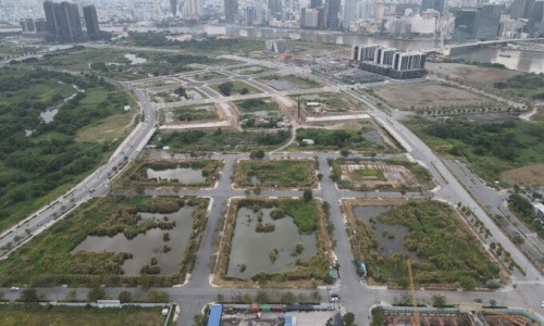 Tp.HCM lên phương án đấu giá lại 4 lô đất Thủ Thiêm bị bỏ cọc