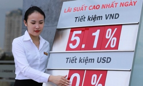 Ngân hàng đồng loạt tăng lãi suất tiền gửi kịch trần