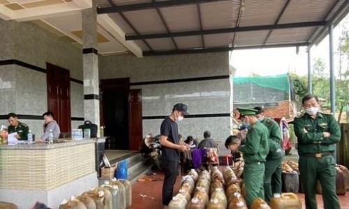 Quảng Ngãi: Bắt giữ hàng nghìn lít dầu DO không có hóa đơn