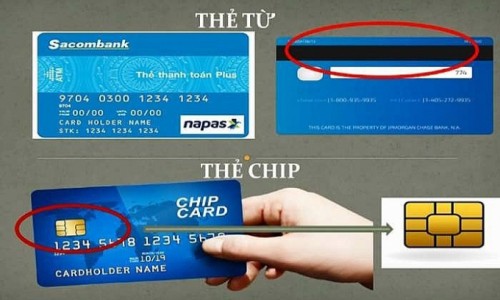 Các ngân hàng đồng loạt dừng phát hành thẻ từ, chuyển sang thẻ gắn chip