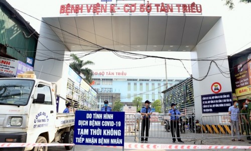 Phát hiện 10 ca Covid-19, Bệnh viện K Tân Triều phong tỏa dừng nhận bệnh nhân
