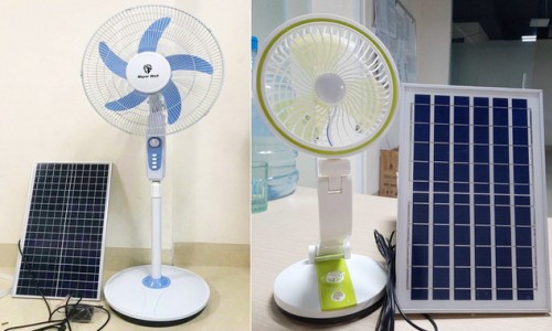 Quạt năng lượng mặt trời hút khách ngày đầu hè: Cảnh giác với sản phẩm không rõ nguồn gốc