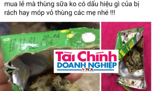 Khách hàng tá hỏa phát hiện trong hộp sữa Milo có dị vật lạ 