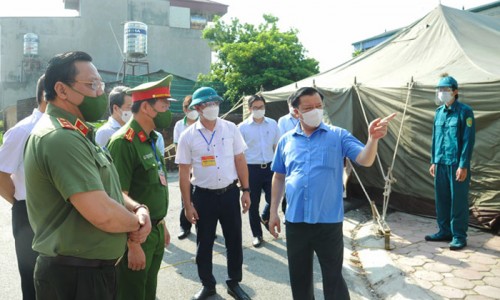Bí thư Thành ủy Hà Nội Đinh Tiến Dũng: Triệt để khắc phục sơ hở, tập trung chặn dịch từ “gốc”