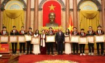 Chủ tịch nước tuyên dương học sinh đoạt giải Olympic và Khoa học kỹ thuật quốc tế năm 2021