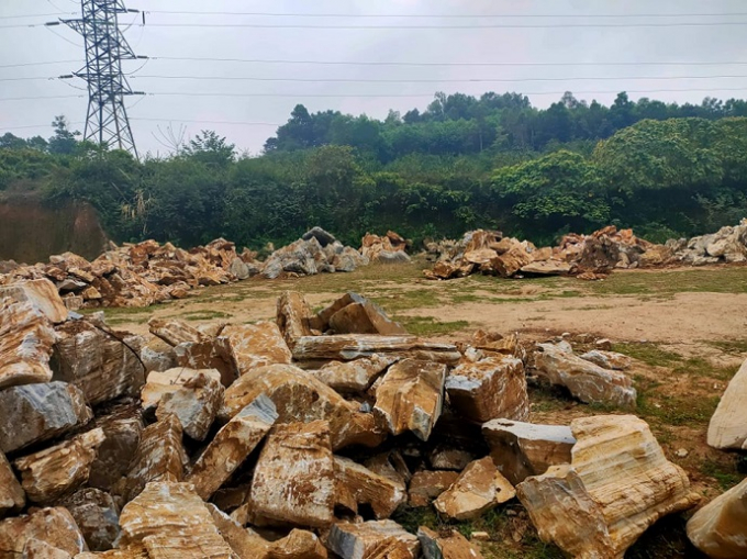 Nghệ An: Đấu giá đá cổ thạch tập kết không rõ nguồn gốc