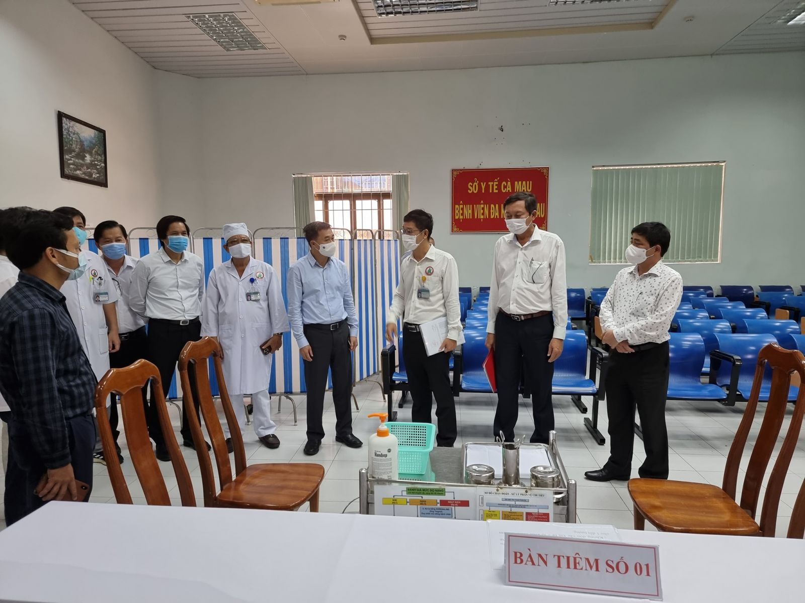 Kiểm tra công tác triển khai tiêm vaccine COVID-19 tại 3 tỉnh ĐBSCL