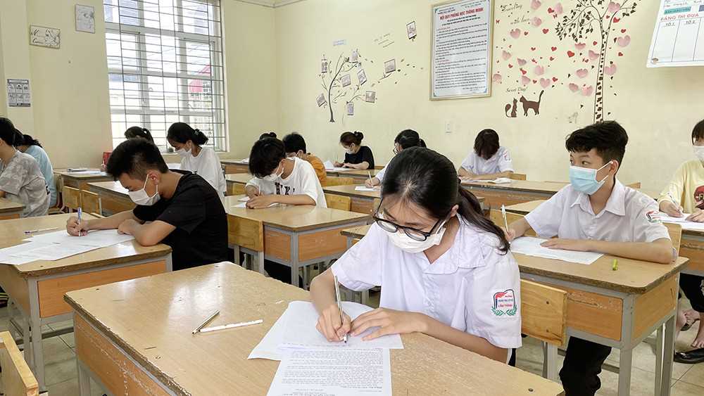 Hà Nội lên phương án giảm thời gian làm bài thi vào lớp 10