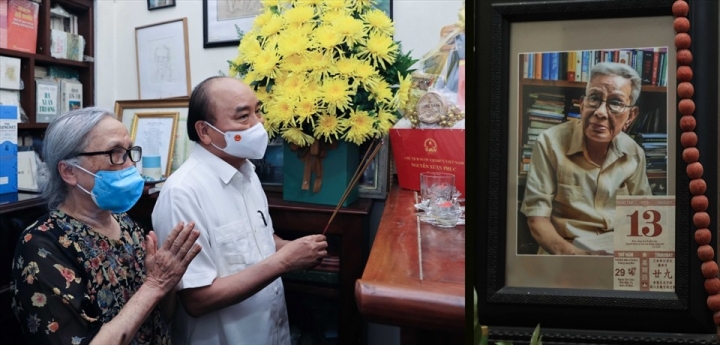 Chủ tịch nước Nguyễn Xuân Phúc tri ân các nhà báo lão thành nhân dịp 21/6