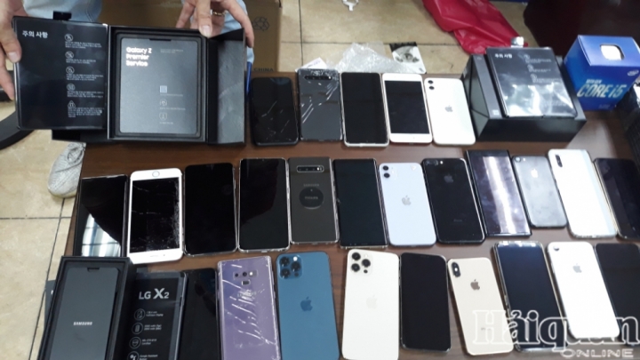 Bắt giữ hơn 130 smartphone có dấu hiệu 'nhập cảnh trái phép' từ Hàn Quốc
