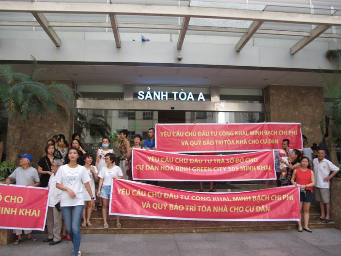 Hà Nội 'thúc' chủ đầu tư chung cư Hoà Bình Green City bàn giao phí bảo trì
