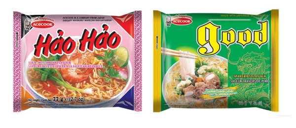 Những sản phẩm của Acecook từng bị thu hồi tại nước ngoài