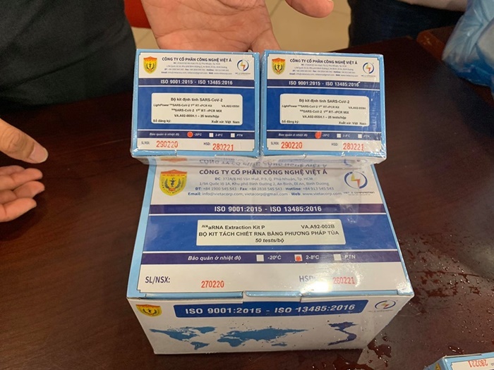 Việt Á cung cấp kit test từ vài trăm triệu đến vài tỷ đồng cho nhiều tỉnh thành