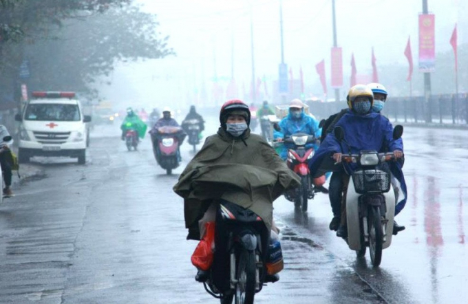 Từ đêm 10/1, Bắc Bộ mưa rét, vùng núi có nơi rét đậm