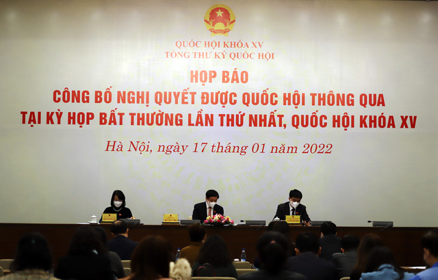 4 Nghị quyết được Quốc hội thông qua tại Kỳ họp bất thường lần thứ nhất