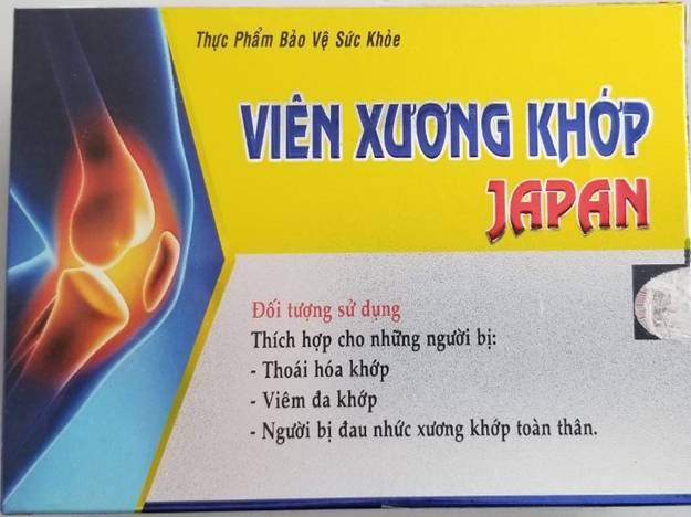 Cảnh báo: Viên xương khớp Japan và Viên nang Gân Cốt Hoàn chứa chất cấm Diclofenac