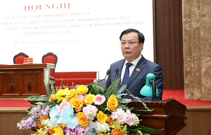 Ký kết Quy chế phối hợp công tác giữa Đoàn ĐBQH - Thường trực HĐND - UBND - MTTQ Việt Nam Thành phố