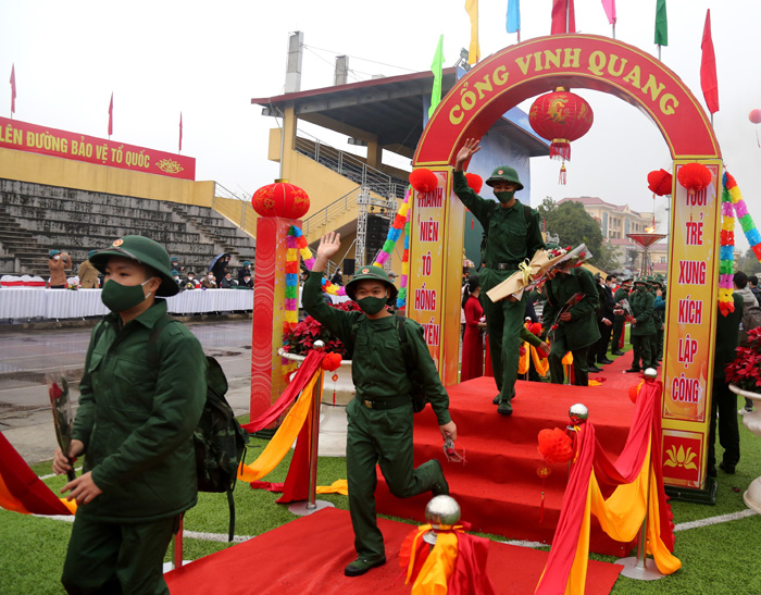 Náo nức ngày hội tòng quân của Thanh niên Thủ đô