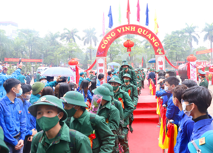 Náo nức ngày hội tòng quân của Thanh niên Thủ đô