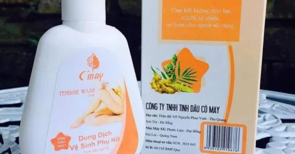 Thu hồi toàn quốc dung dịch vệ sinh phụ nữ Tinh dầu gừng