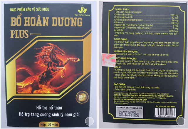 Nhiều sản phẩm giảm cân của Công ty TNHH sản xuất - Y dược phẩm Vĩnh Điển chứa chất cấm