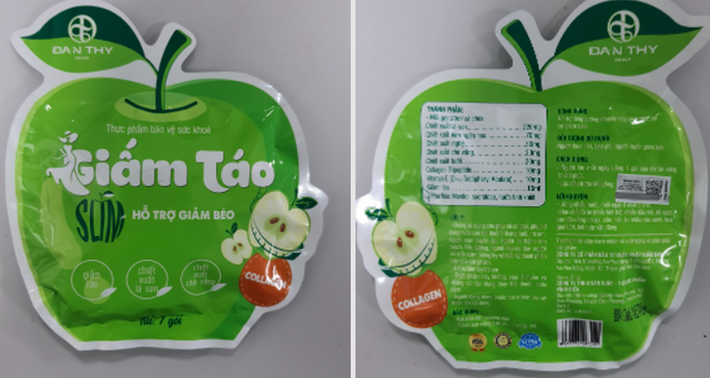 Nhiều sản phẩm giảm cân của Công ty TNHH sản xuất - Y dược phẩm Vĩnh Điển chứa chất cấm