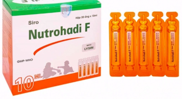 Thu hồi toàn quốc siro Nutrohadi F do không đảm bảo chất lượng theo quy định