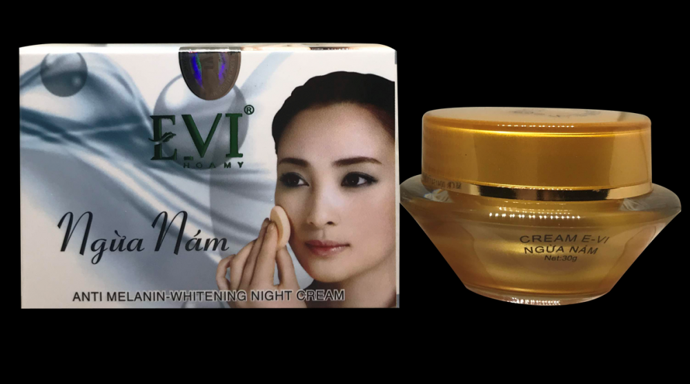 Kem ngừa nám, mờ tàn nhang EVI Cream bị thu hồi trên toàn quốc