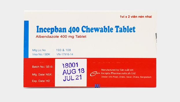 Xử phạt công ty sản xuất thuốc Incepban 400 Chewable Tablet vi phạm chất lượng