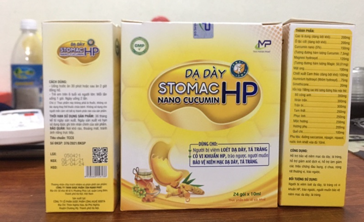 Cảnh báo: Thu hồi toàn quốc lô TPBVSK dạ dày STOMACHP không đảm bảo chất lượng