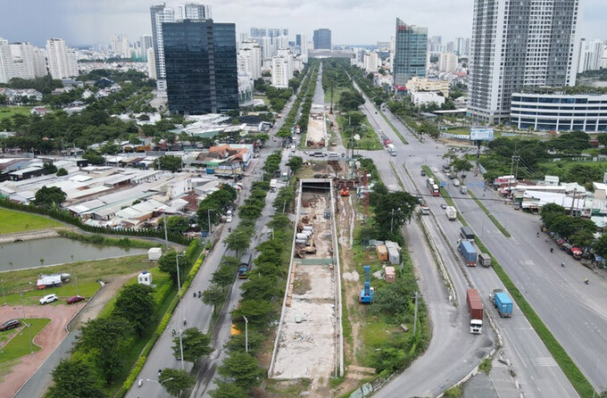Tp.HCM: Yêu cầu dừng thi công dự án hầm chui nút giao thông Nguyễn Văn Linh - Nguyễn Hữu Thọ