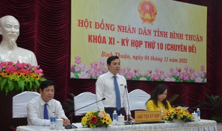 Miễn nhiệm chức Chủ tịch UBND tỉnh Bình Thuận đối với ông Lê Tuấn Phong