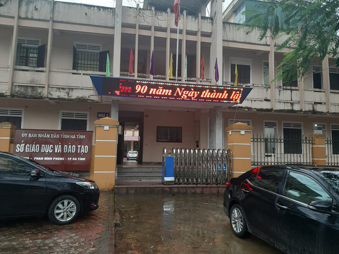Loạt lãnh đạo Sở GD&ĐT Hà Tĩnh bị kiểm điểm